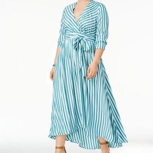 Melisa McCarthy Stripe Maxi Dress
